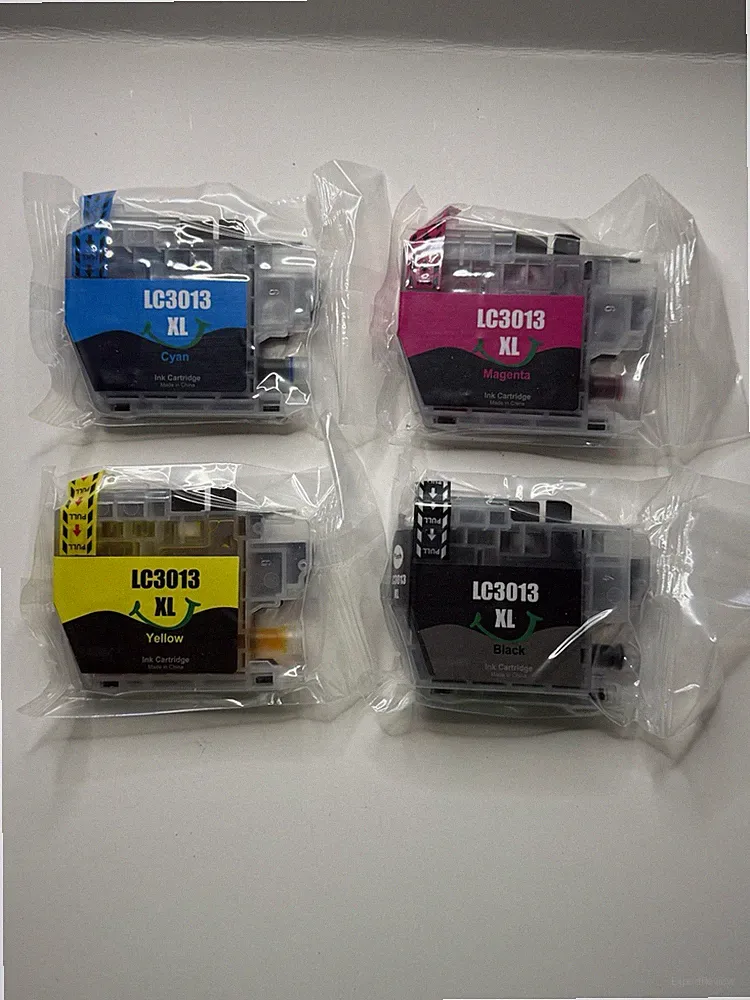 4PK Brother LC3013 XL C/Y/M/BK Color Ink Cartridge Set