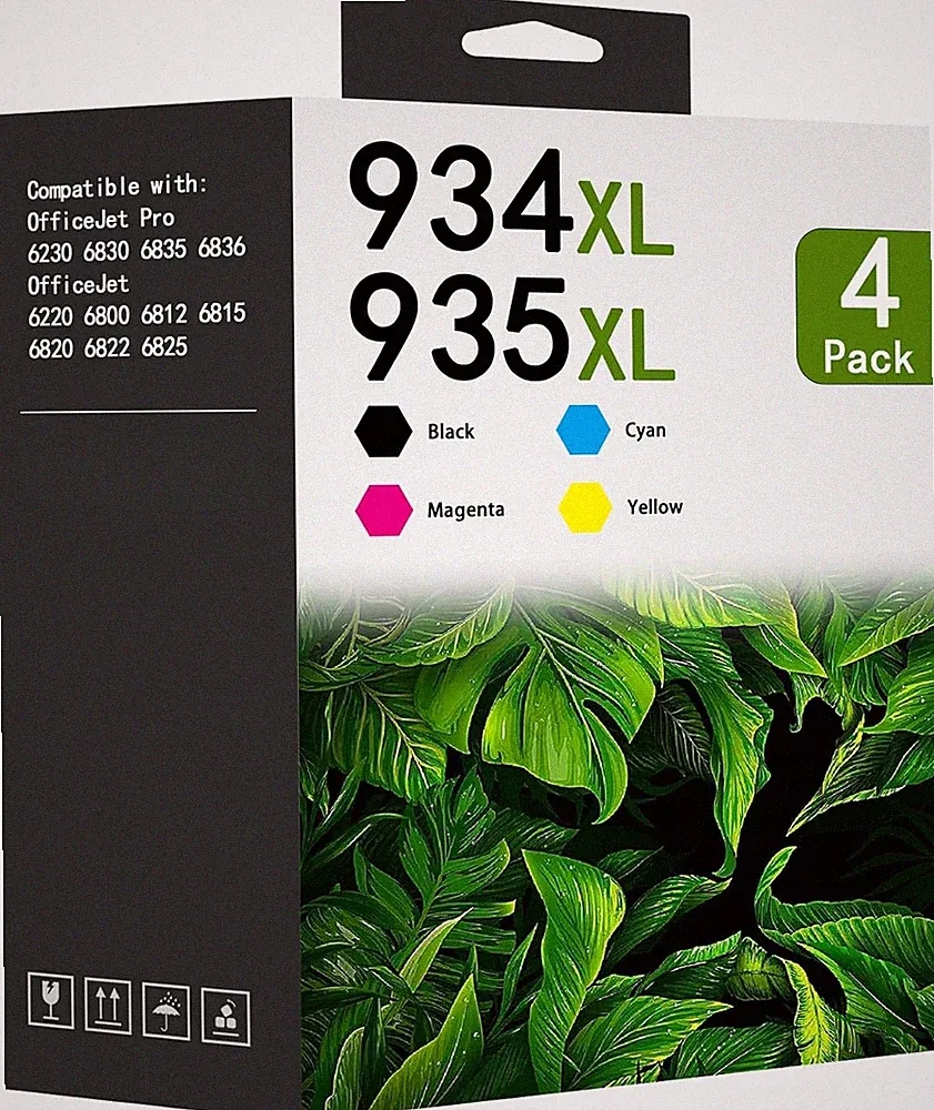4PK High Yield 934 XL 935 XL Ink Cartridges for HP Officejet Pro 6830 6835 6230