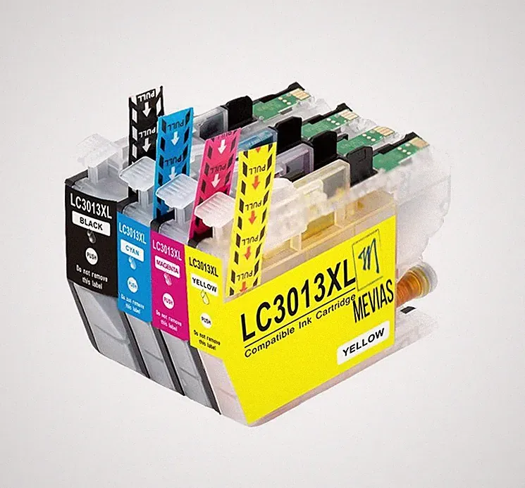 4Pk LC3013 High Yield Ink for Brother MFC-497DW MFC-491DW MFC-895DW MFC-690DW