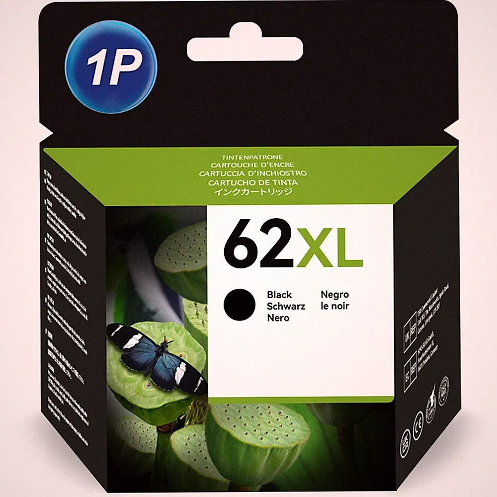 62XL Black 62XL Color Ink Cartridges for HP 62 ENVY 5660 7640 7645 5540 Printer
