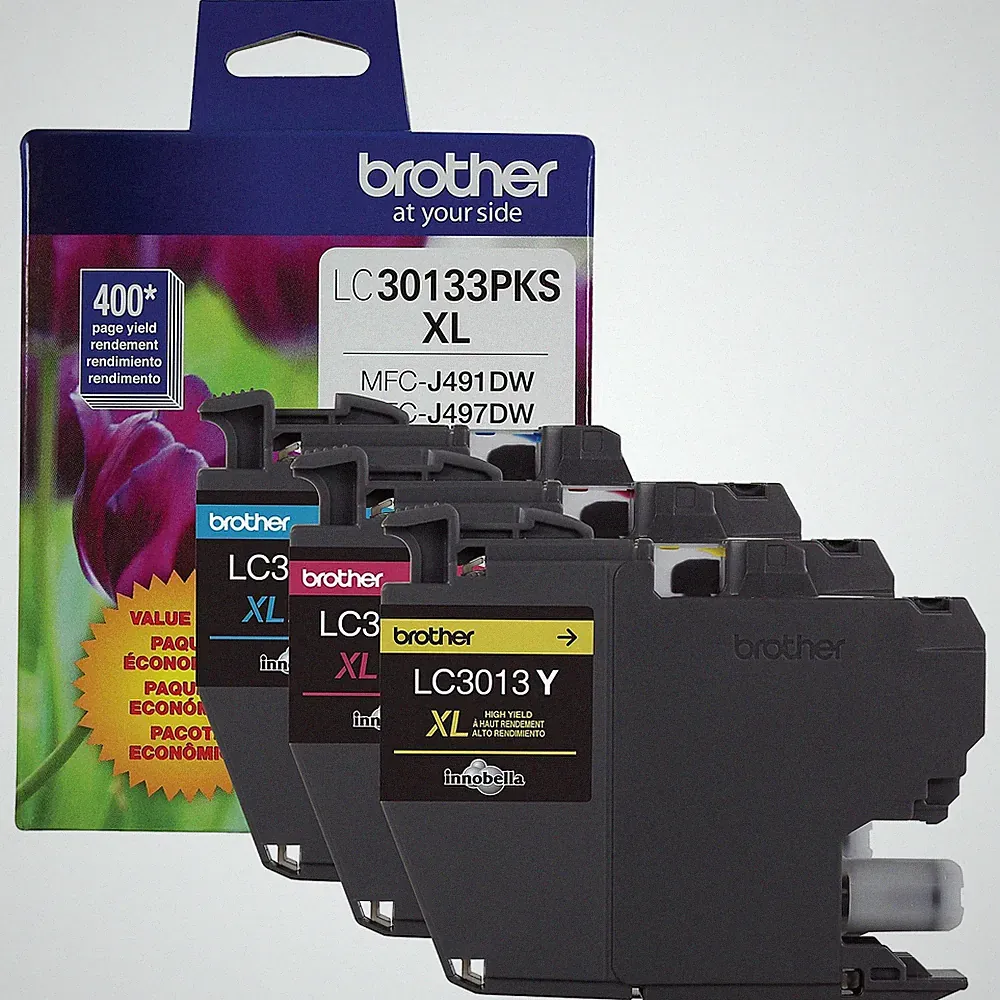 Brother LC3013 high yield color ink cartridges