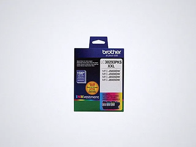 Brother LC30293PK Super High Yield Ink Cartridge - Cyan/Magenta/Yellow