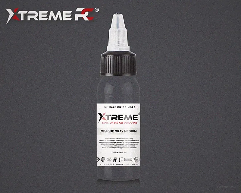 EU REACH Compliant OPAQUE GRAY MEDIUM by Xtreme Ink Premium Tattoo Color Pigment