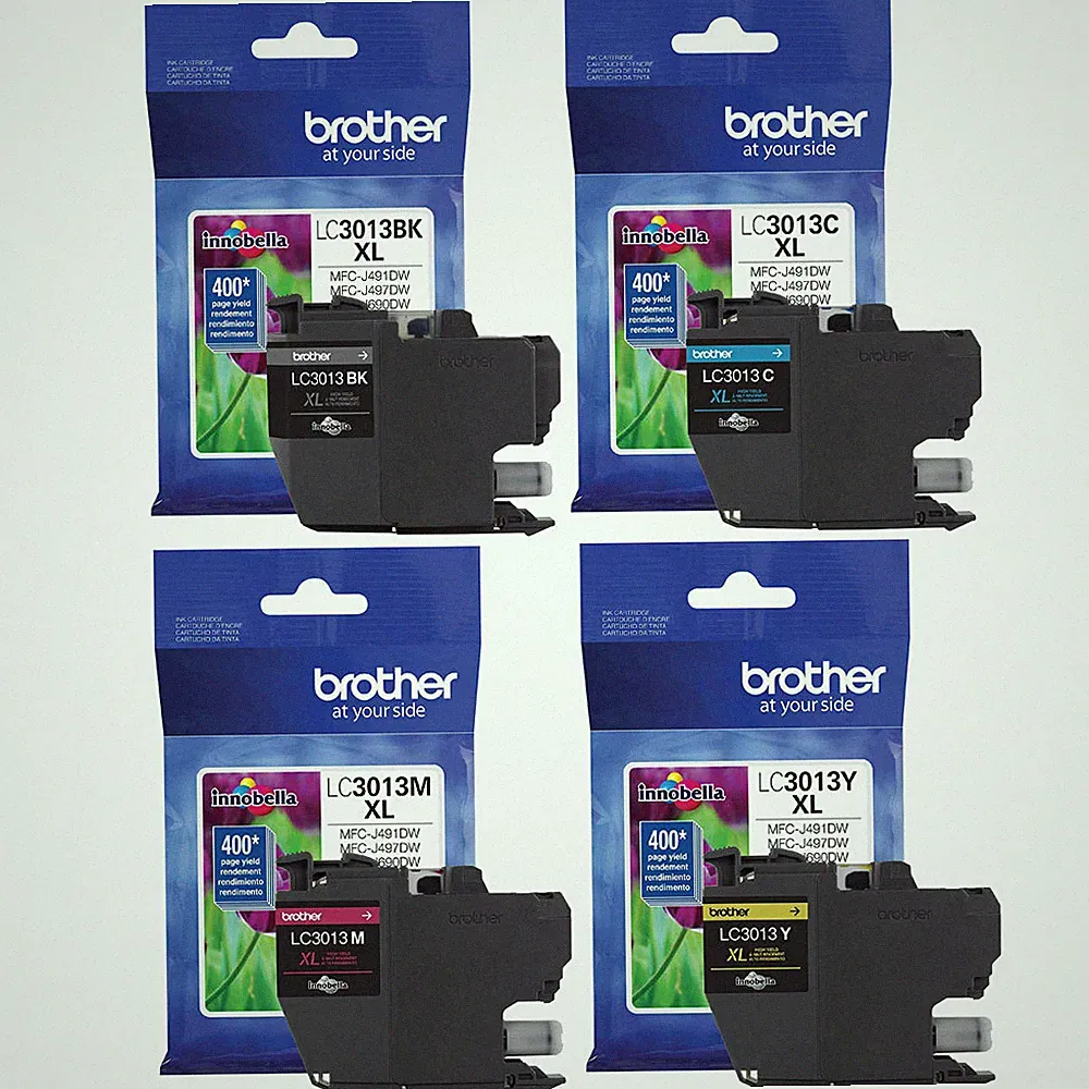 GENUINE Brother LC3013 XL Ink 4 Pack for MFC-J491DW MFC-J690DW MFC-J895DW