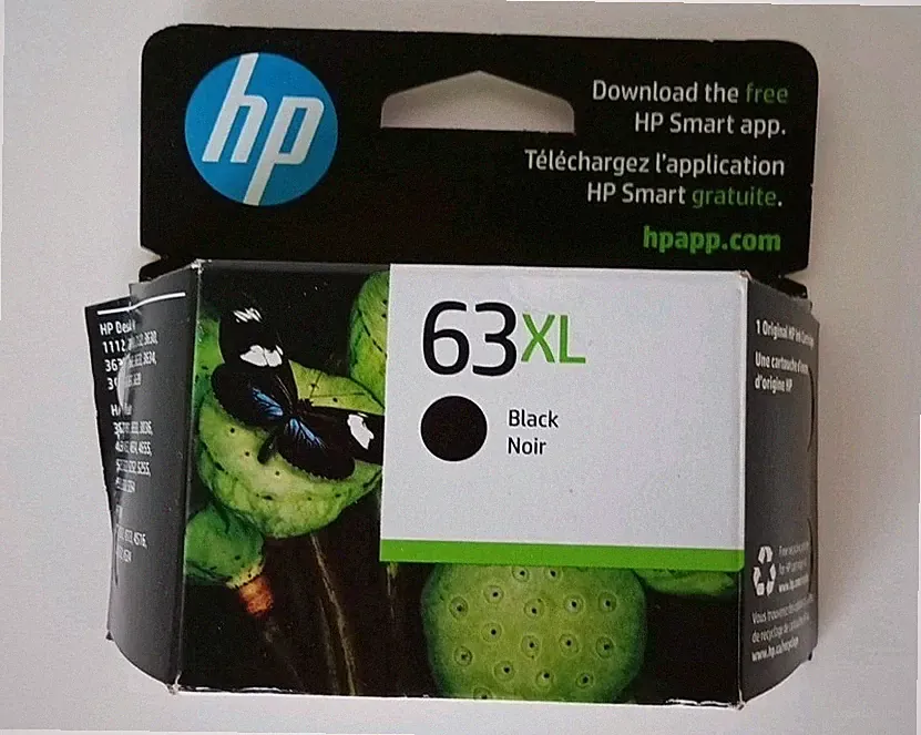 Genuine - HP 63XL High Yield - Black - F6U64AN - March 2026