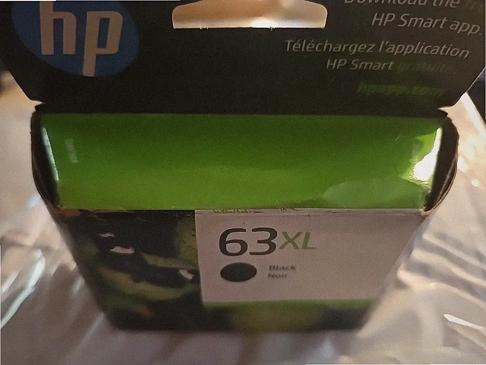 Genuine HP 63XL High Yield Black Ink Cartridge Dated: 11/2024 NEW SEALED