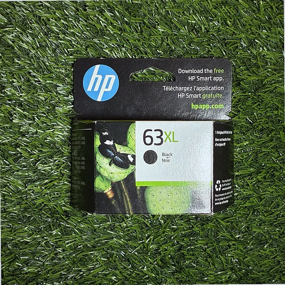 Genuine - HP 63XL High Yield - Black - JUL 2027