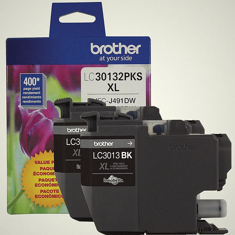 Genuine LC30132PKS 2-Pack High Yield Black Ink Cartridges, Page Yield Up to 4...