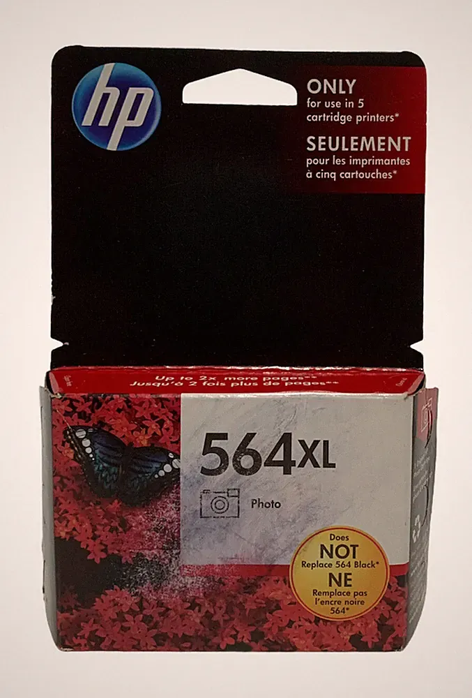 HP 564XL High-Yield Photo Ink Cartridge, CB322WN **Exp Date 11/2015