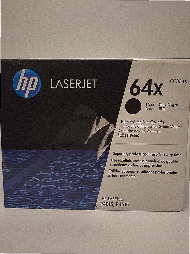 HP 64X High Yield Toner Printer Ink Cartridge CC364X LaserJet Black