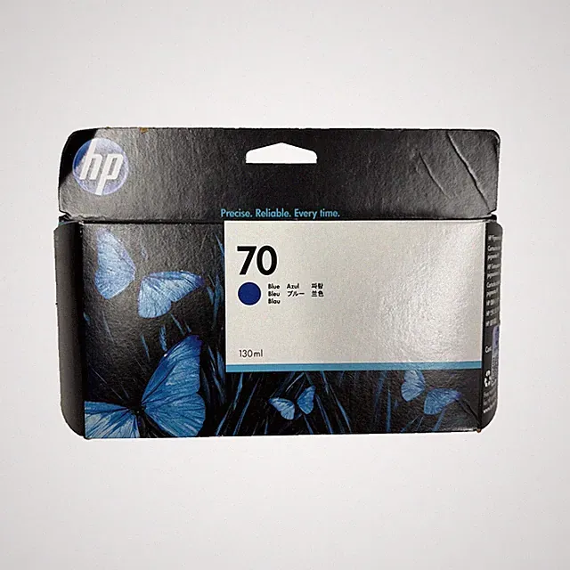 HP 70 Blue DesignJet Ink 130ml C9458A TONER Genuine OEM BRAND NEW SEALED