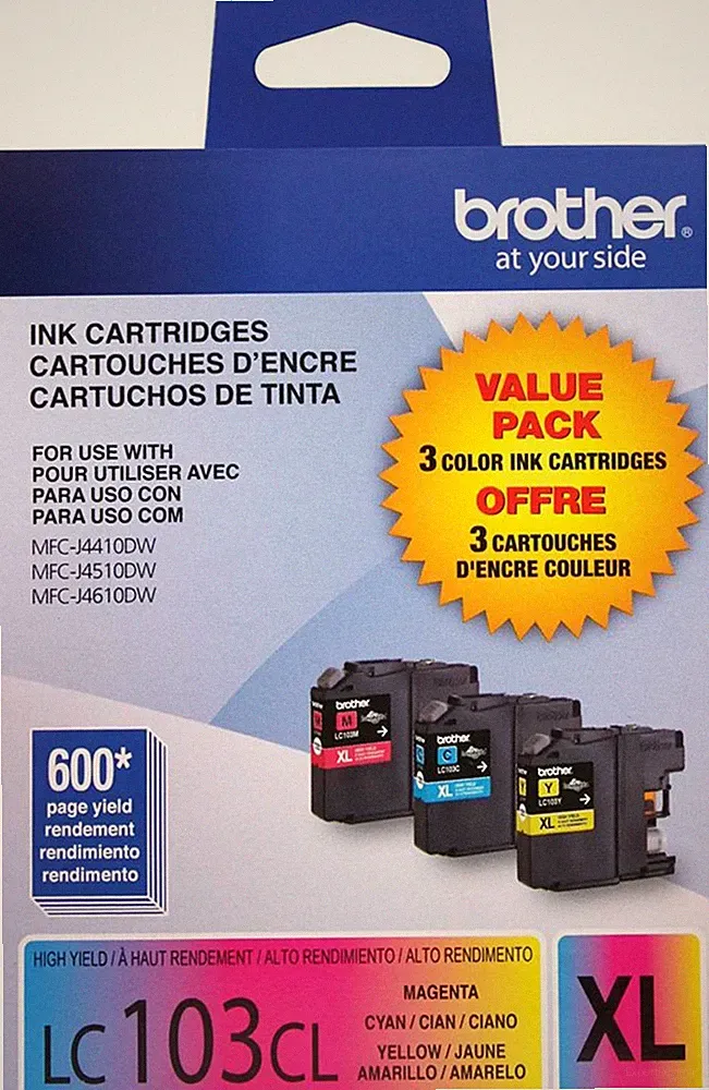 New Genuine Brother LC3013XL Cyan Magenta Yellow 3PK Ink Cartridges