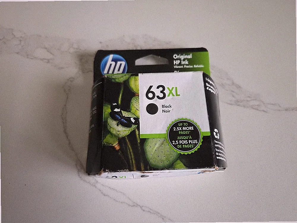 NEW Genuine HP 63XL Black Ink Cartridge F6U64AN High Yield OEM