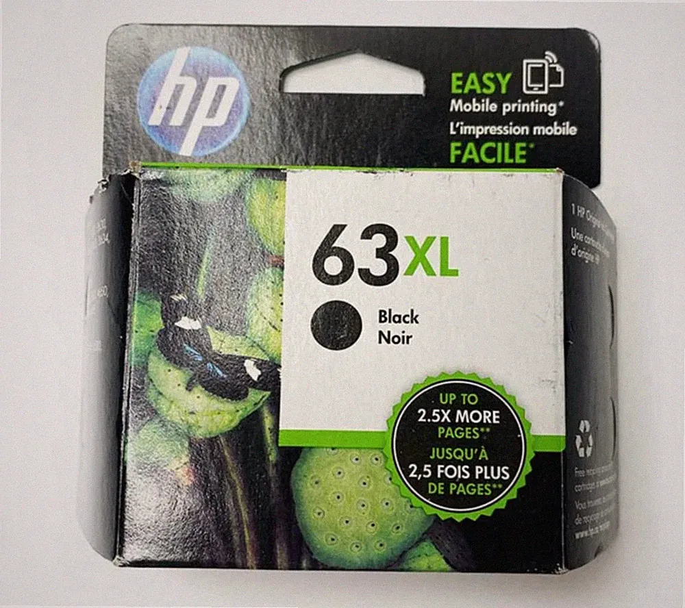 New HP 63 XL Black Ink Cartridge High Yield Genuine OEM Original Sealed 01/2027