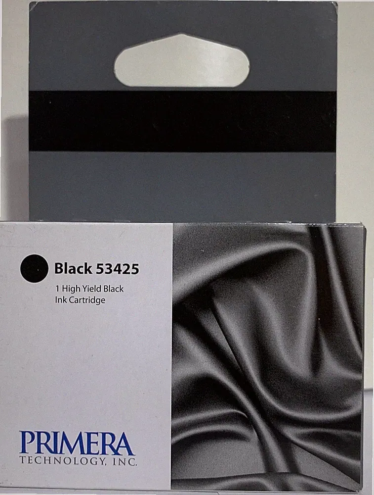 New Primera 53425 High-Yield Black Ink Cartridge for LX900 Color Label Printer